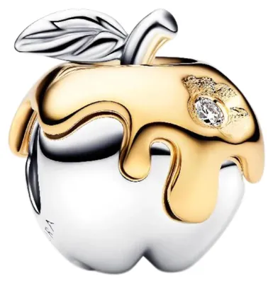 Imagen del producto de Pandora Disney, dije de encanto de la manzana envenenada de Blancanieves, modelo 764384C01. (Dije colgante)