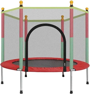 Produktbild von Trampoline – Kindertrampoline – Trampoline mit Sicherheitsnetz – Indoor-Sport und -Unterhaltung – Belastbarkeit: 100 kg