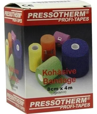 Zdjęcie produktu dla Pressotherm Kohäsive Bandage 8cmx4m blau, 1 St BIN