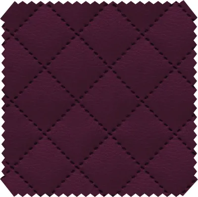 Produktbild von novely® SOLTAU Kunstleder - 3-lagig gesteppter Möbelstoff - Kaschierter Volumen-Polsterstoff mit Karo-Muster - Pflegeleichte Meterware 1lfm - Farbe: 28 Bordeaux