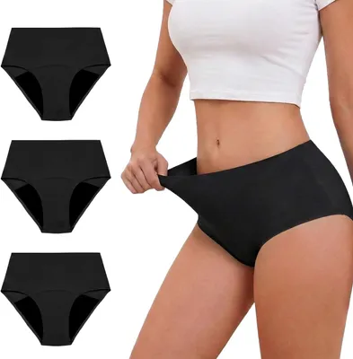 Produktbild von Menstruationsunterwäsche S-XXL, saugfähig, atmungsaktiv, für starke Blutungen, bequeme Passform