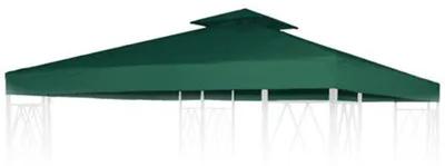 Produktbild von Pavillon Ersatzdach 3x3m grün Pavillondach Gartenpavillon Partyzelt Dachplane