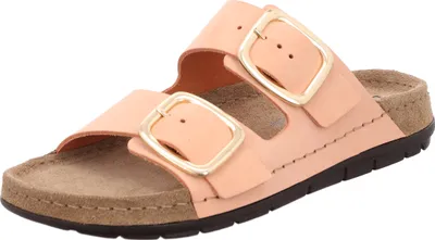 Produktbild von Rohde Damen Pantolette Nubukleder goldene Schnalle Sommerfarbe Rodigo-D 5879, Größe:40 EU, Farbe:Orange