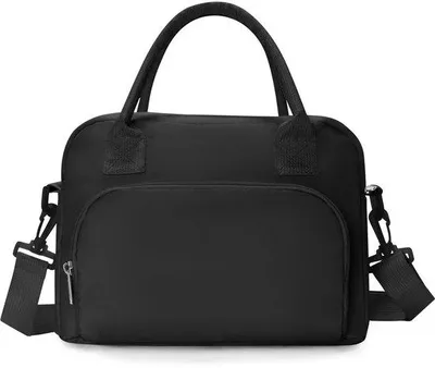 Immagine prodotto di Piccolo zainetto da donna e da uomo, borsa termica da 12 litri per il lavoro con tracolla regolabile, mini zainetto pieghevole da donna e da uomo, borsa termica per il pranzo al sacco durante gli spostamenti