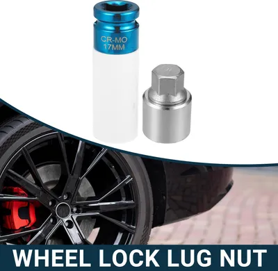 Image de Type N Roue Verrouillage Cosse Écrou pour Audi Antivol Roue Serrure 1 Ensemble