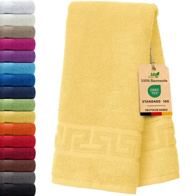 Produktbild von AR Line ARIZONA Handtuch-Serie – 700 g/m² Frottier in 9 Größen verfügbar, Größe: Duschvorleger 50x70 cm, Farbe: Gelb