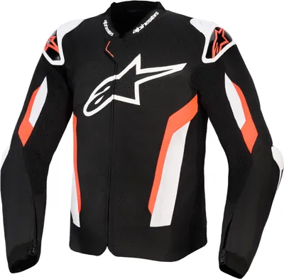 Produktbild von Alpinestars T-GP Air perforierte Motorrad Textiljacke, schwarz/rot/weiß, L