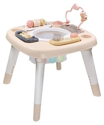 Image de Table d'éveil 3-en-1 Tryco Zebra rose/beige - jouet interactif