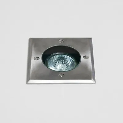 Produktbild von ASTRO Gramos Square Außenbodenleuchte 6W GU10 gebürsteter Stahl 1312003