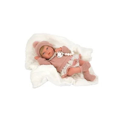 Zdjęcie produktu dla ARIAS Bebe Reborn Abril 40 cm. Manta Pink ARIAS