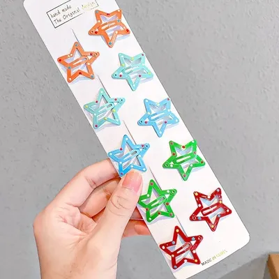Produktbild von Bunte Kinderhaarspangen ST-12939 - Multi3 Set KP12939