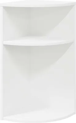 Produktbild von Cloris Designermöbel Beistelltisch Weiß 29,6x29,6x60cm Holzwerkstoff - Konsolentische HOMMIE718147