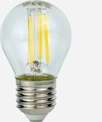 Produktbild von LED Lampe Filament 12 VDC 12VAC 1 Watt E27 3000K Warmweiß 120lm ST64-1W