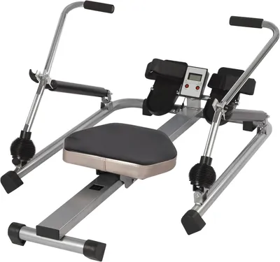 Zdjęcie produktu dla Wioślarz mechaniczny - Urządzenie do ćwiczeń - Wioślarz hydrauliczny - Maszyna do treningu - Wioślarz z wyświetlaczem LCD