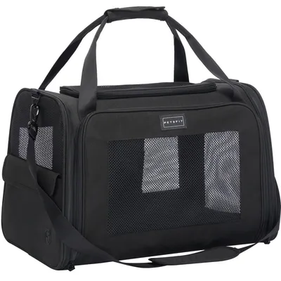 Zdjęcie produktu dla Torba transportowa dla kota - Składana - Czarna - 50 x 33 x 33 cm - Dla małych psów do 10 kg