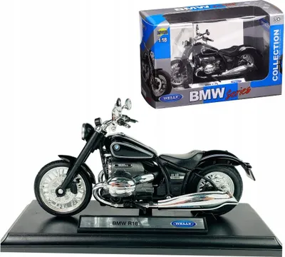 Obrázek produktu pro Model motocyklu BMW R18 od firmy Welly v měřítku 1:18