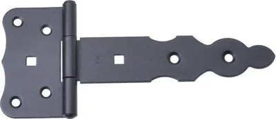 Obrázek produktu pro Aqbau® Křížové závěsy Dveřní závěsy Závěsy okenic T- závěsy T- závěsy Černá (85x150mm)