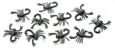 Produktbild von 10x Skorpione Aufstellfigur Miniblings Tierfiguren Skorpion Sternzeichen schwarz