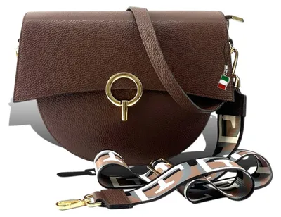 Productafbeelding van Florence Tasche, donkerbruin, leren citytas, model D2OTF824N