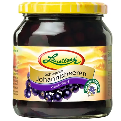 Produktbild von Lausitzer Schwarze Johannisbeeren 580ml