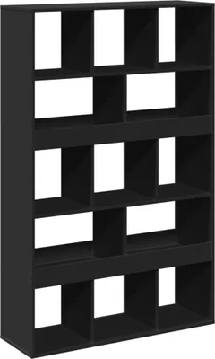Obrázok produktu pre vidaXL Regál na knihy čierny 100x33x156,5 cm Materiál na báze dreva