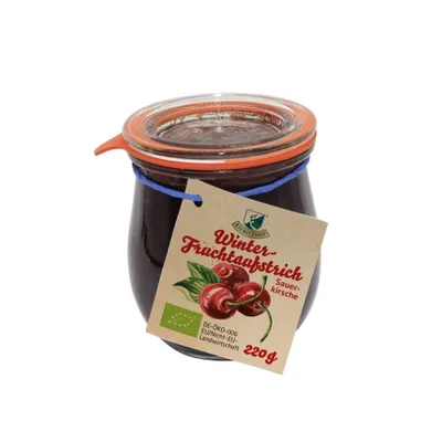 Produktbild von Fruchtaufstrich - Winterliebe Sauerkirsche 220g