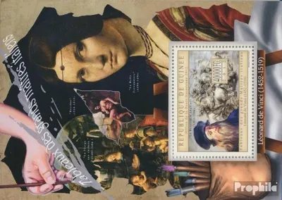 Produktbild von Briefmarken Guinea 2012 Mi Block 2189 (kompl. Ausgabe) postfrisch Leonardo da Vinci
