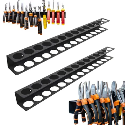 Produktbild von Werkzeugwand,Zangenhalter Wandhalterung,2 Stück Werkzeug Wandhalter,Zangenschlüssel Organizer,Schraubendreher und Zangen Halter,Zangen Wandregal