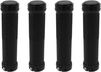 Immagine prodotto di Manopole per mountain bike con doppio sistema di bloccaggio e rivestimento in gomma antiscivolo, per mountain bike, bici da corsa e altro ancora