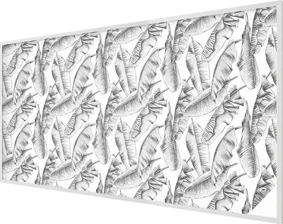 Obrázok produktu pre Vitrážová fólia na okno - 116x200 cm - vitrážový vzor - nepriehľadná dekoratívna fólia na ochranu súkromia - samolepiaca, UV ochrana - tropické listy