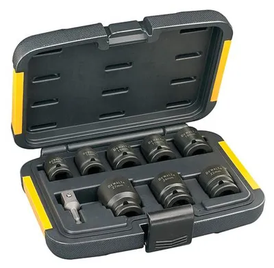 DEWALT Schlagschrauber-Nuss-Set 9-teilig DT7507-QZ 1/2"