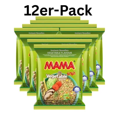 Produktbild von 12er-Pack MAMA Instantnudeln Gemüse 60g
