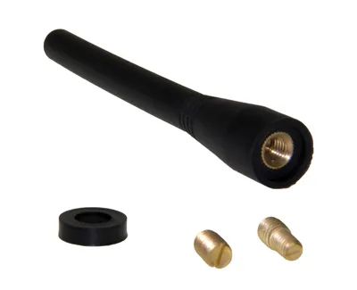 Zdjęcie produktu dla Krótka antena prętowa Premium 10 cm czarna M5 M6 radio samochodowe do wielu pojazdów