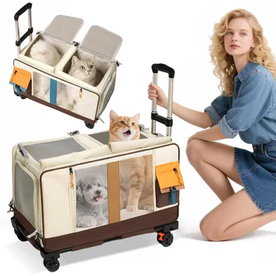 Imagen del producto de Transportines con ruedas para mascotas