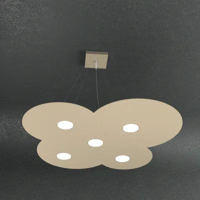 Immagine prodotto di Sospensione Moderna Cloud Metallo Sabbia 5 Luci Gx53