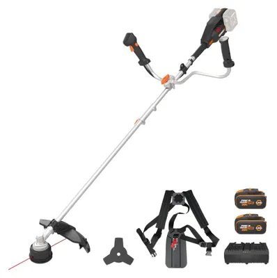 Image de Débroussailleuse sur batterie WORX Wg084e.1 40 V, l.38 cm