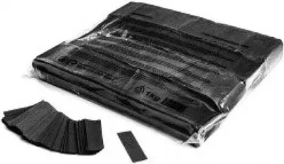 Produktbild von Magic FX Slowfall Konfetti Rechteckig 55x17mm - Schwarz 1kg