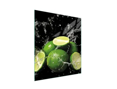 Image de Planche à découper en verre 45x52 citron vert