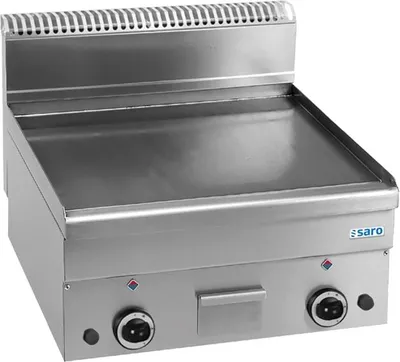 Produktbild von SARO Gasgrillplatte, glatt, Auftisch, 600x600, GFT66L