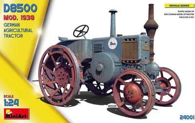 Imagen del producto de 550024001 - Kit de modelismo, escala 1:24, tractor agrícola alemán D8500, modelo 1938