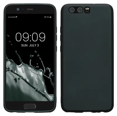 Produktbild von kwmobile Handyhülle für Huawei P10 Hülle - Silikon Case metallisch schimmernd - Schutzhülle Cover - Metallic Petrol
