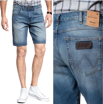 Produktbild von WRANGLER Herren, Shorts REGULAR SHORTS, Regular fit, W29, Blau, kurze, hosen,
