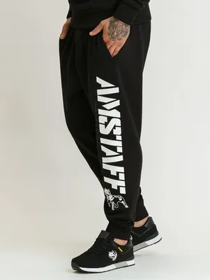 Obrázok produktu pre Kalhoty Amstaff Logo 2.0 Sweatpants - čierna/biela - M