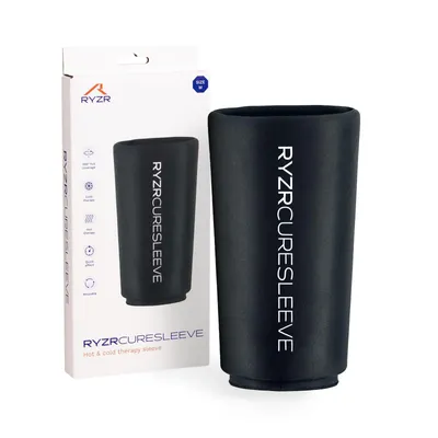 Immagine prodotto di RYZR Curesleeve (S) – Fascia termica contro gonfiori, distorsioni e dolori, terapia del caldo e del freddo, compressione leggera e riutilizzabile