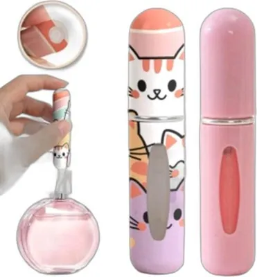 Produktbild von ECARLA Set mit 2 Mini-Reiseparfümzerstäubern 5 ml Kitties AK19
