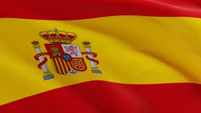 Produktbild von Flagge Spanien mit Ösen - reißfest - 90 x 150 cm