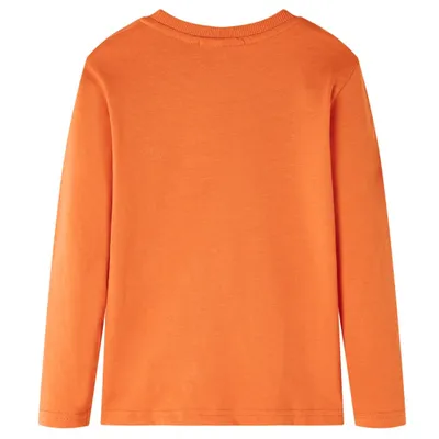 Immagine prodotto di vidaXL Camicia a maniche lunghe per bambini arancione scuro 92