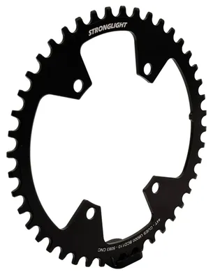 Produktbild von Stronglight Kettenblatt Shim. Cues U6000 1x9/10/11s 44t / Ø 110 mm Narrow Wide Alu
