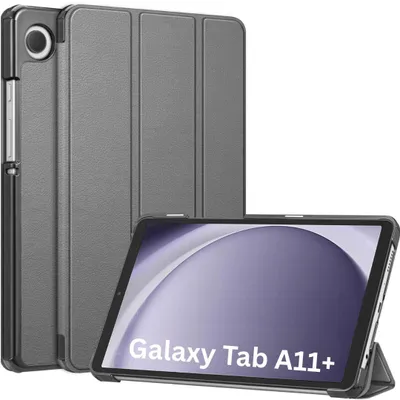 Produktbild von Hülle für Samsung Galaxy Tab A11 Plus Stifthalter Schutzhülle Klapphülle Magnetisch Case Cover Grau, KI-generiertes Bild