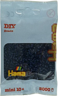 Produktbild von Hama Beutel mit 2000 Mini-Bügelperlen Nachtblau